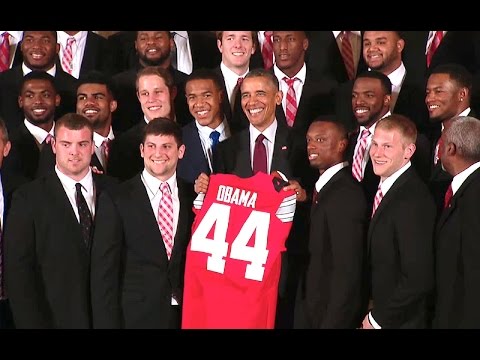 The President Honors the 2015 College Football Playoff National Champion Ohio State Buckeyes