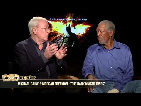 Michael Caine & Morgan Freeman Talk 'The Dark Knight Rises'