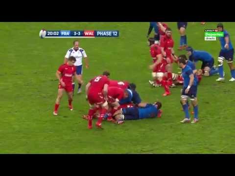 Rugby Union Six Nations 2015 Round 3 France vs Wales Full match