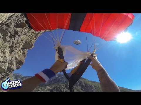 BASE Jumping Goes Real Bad Real Fast - Travis Pastrana's Action Figures