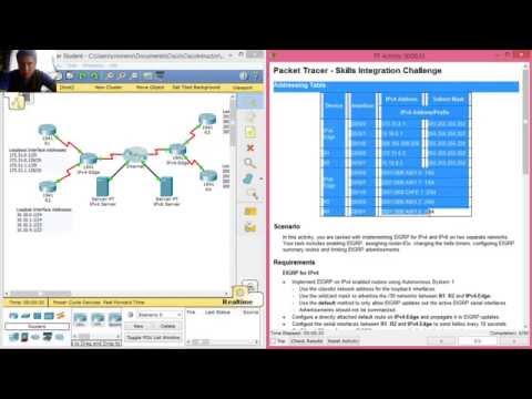 8.3.1.2 Packet Tracer - Skills Integration Challenge