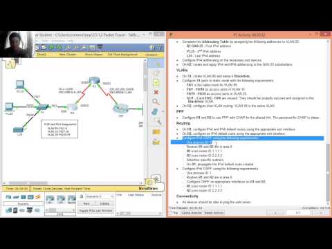 3.5.1.2 Packet Tracer - Skills Integration Challenge