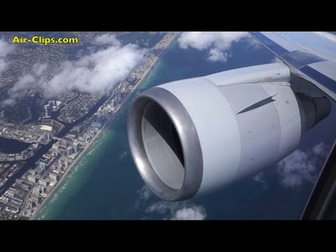 American Airlines Boeing 767-300 Business Class Milan-Miami FANTASTIC [AirClips full flight series]