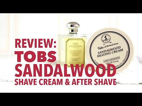 Taylor of Old Bond Street Sandalwood Shave Cream & After Shave Lotion - Review