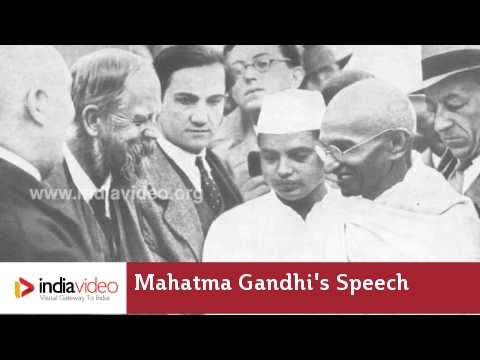 Gandhi Speech