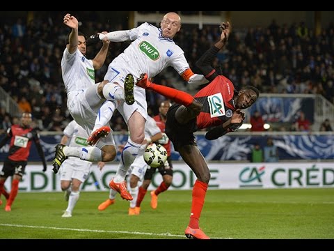 Coupe de France : 1/2 finales : AJ Auxerre - EA Guingamp : 1-0, but et temps forts !