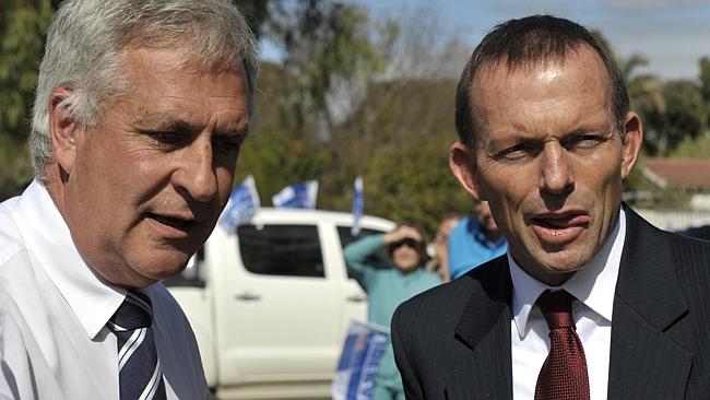 Tony Abbott with Don Randall