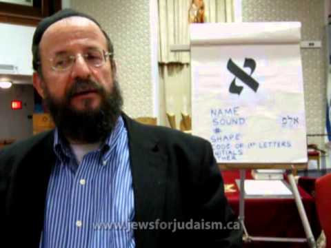 MYSTICAL MEANING of the HEBREW ALPHABET 1 of 4 - Rabbi Michael Skobac - Jews for Judaism