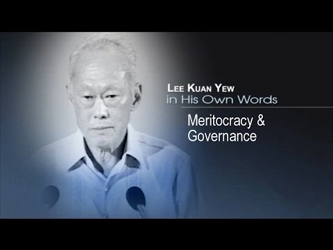 Meritocracy & Governance | Lee Kuan Yew: In His Own Words | Channel NewsAsia