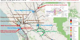 San Francisco Bay Area oil-rail infrastructure