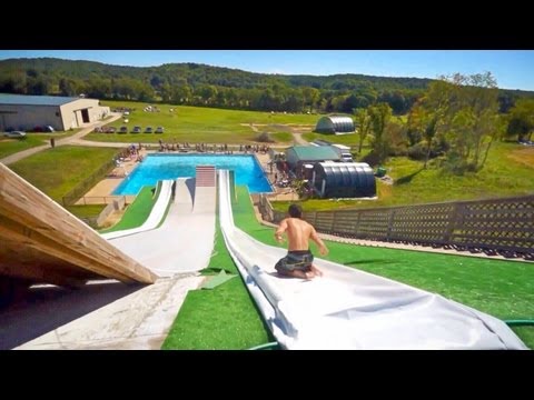 Epic Slip 'N Slide Pool Party!! (Round 2 out now, see description!)