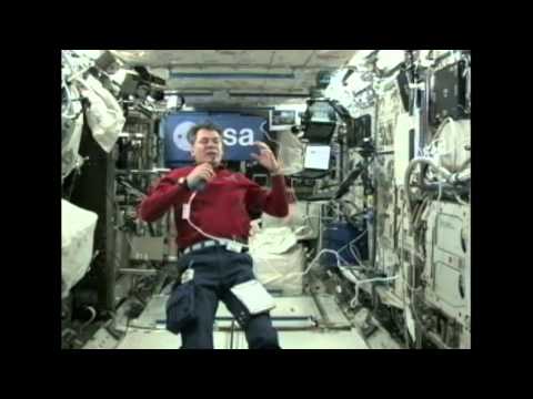 European Astronaut Discusses Life in Space with Britain's 