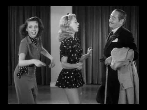 Rehearsal Dance Of Ginger Rogers and Ann Miller - Stage Door (HD Quality)