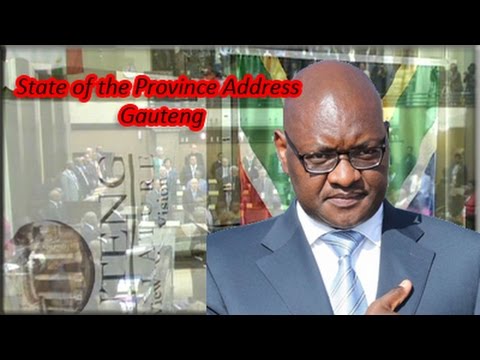 State of the Province Address: Gauteng, 23 February 2015