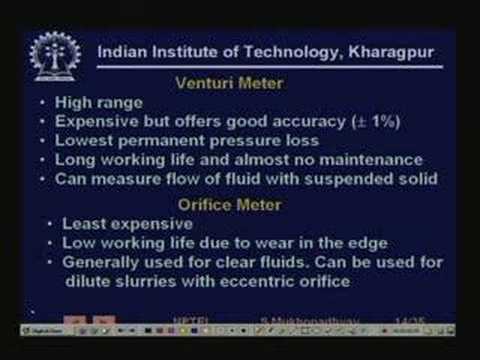 lecture - 7 Flow Measurement