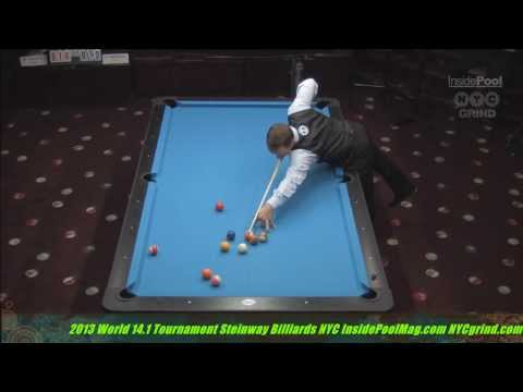 2013 World 14.1 Mika Immonen VS Darren Appleton at Steinway Billiards