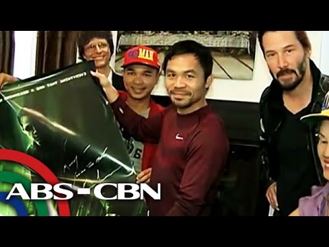 Keanu Reeves, may regalo kay Pacquiao