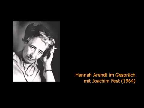 Hannah Arendt im Gespräch mit Joachim Fest (1964)