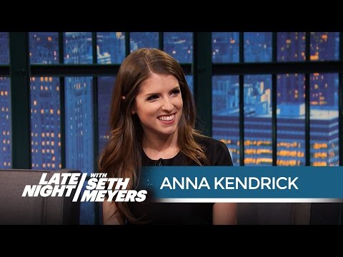 Anna Kendrick on Filming Pitch Perfect 2 with the Green Bay Packers - Late Night with Seth Meyers