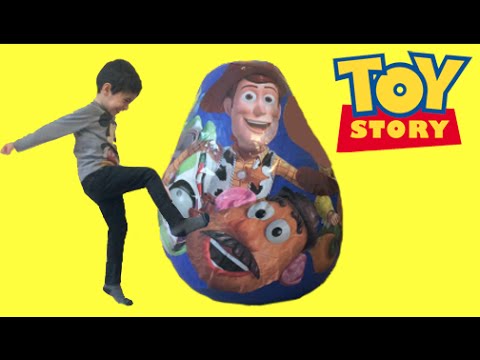 Disney Toy Story Surprise Egg Unboxing Opening Buzz Lightyear Woody Jessie Mr Potato Head Toys