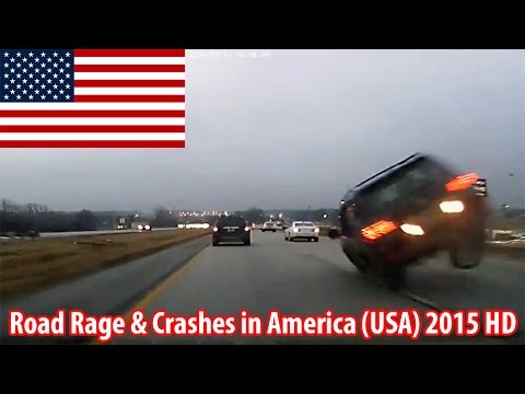 Road Rage & Car Crashes in America (USA) 2015 HD