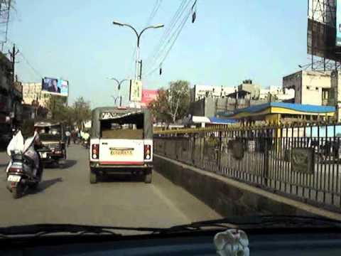 Passing through Raipur City.