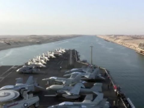 USS Enterprise Carrier Strike Group Goes Through Suez Canal | AiirSource