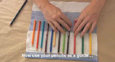 How to make a pencil roll in 10 minutes