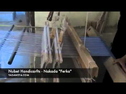 Kelim weaving process, Naqada village, Cairo, Egypt