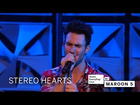 Maroon 5 - Stereo Hearts (Amex EveryDay LIVE)