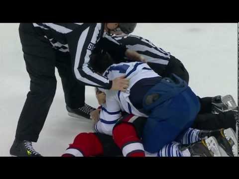 Clarke MacArthur vs Sergei Gonchar - Mar 17th 2012 (HD)