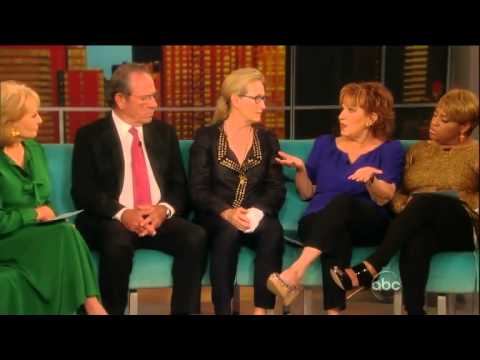 Meryl Streep & Tommy Lee Jones - The View Part 1 of 2