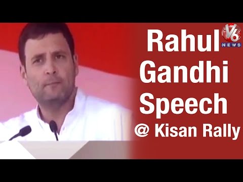 Rahul Gandhi Speech at Kisan Rally in Delhi (19-04-2015)