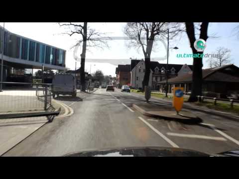 UK Driving Test - Chertsey Test Route Tricky Junctions 3