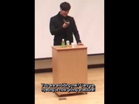 KJK call Gary during Lecture in KAIST Eng Sub