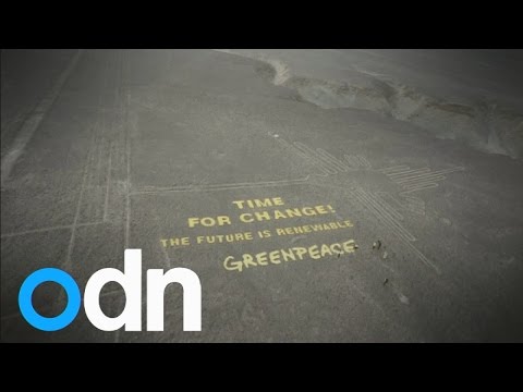 Greenpeace Nazca Lines stunt slammed by Peruvian government