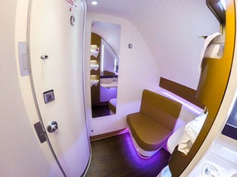 TG930 BKK-CDG Thai Airways First Class A380 Bangkok to Paris 4K