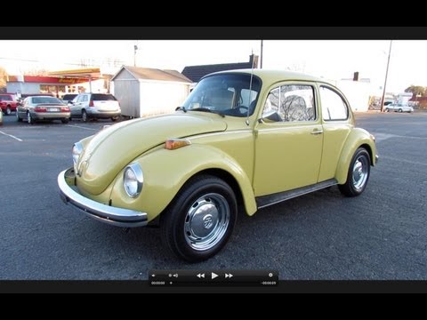 1973 Volkswagen Super Beetle (VW 1303) Start Up, Exhaust, In Depth Review, and Test Drive