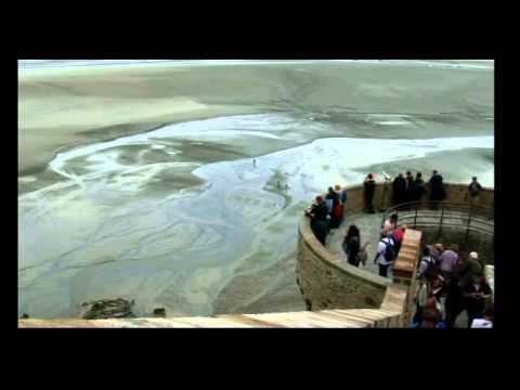 Tide of the Century at Mont Saint-Michel in northern France