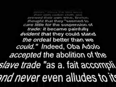 Interesting article - Benin was never a big player in the slave trade