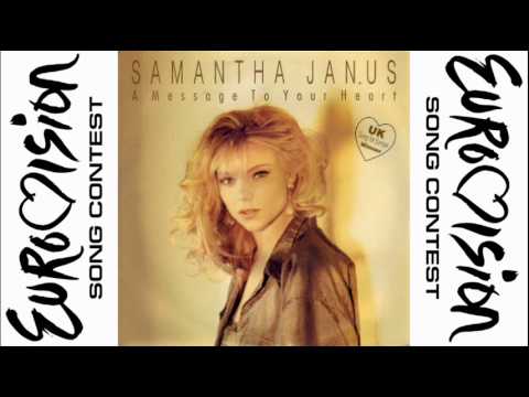 Samantha Janus - A Message To Your Heart - Eurovision 1991 - United Kingdom