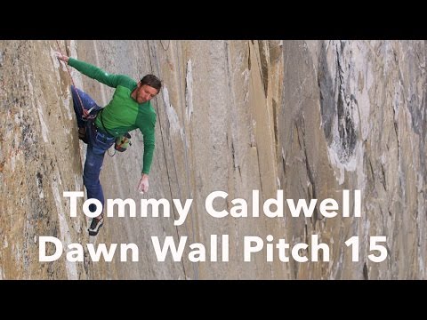 Tommy Caldwell Climbing Pitch 15 | The Dawn Wall