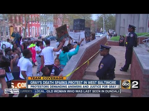 Freddie Gray's death sparks protests in Baltimore