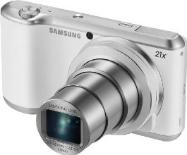 Samsung GC200 Galaxy Camera 2 - 16.3 Megapixel CMOS, 21x Optical Zoom, Android 4.3, WiFi and 4.8-inch Touchscreen LCD Display - White (Certified Refurbished)