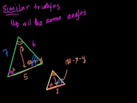 Similar triangles