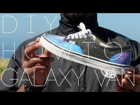 DIY | HOW TO MAKE GALAXY VANS! | (BEST WAY)