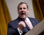 New Jersey Gov. Chris Christie speaks at the Road to Majority 2015 convention in Washington, Friday, June 19, 2015.