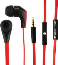 SMZ620 Auriculares Cascos In-Ear 3.5mm Micrófono Incorporado Rojo para iPhone