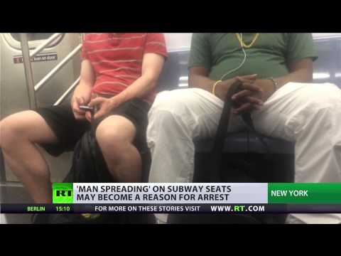 ‘Manspreading’ in NY subway: New misdemeanor? First arrests reported