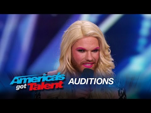 Scott Heierman: Bearded Drag Queen Comedian Rules the Stage - America's Got Talent 2015